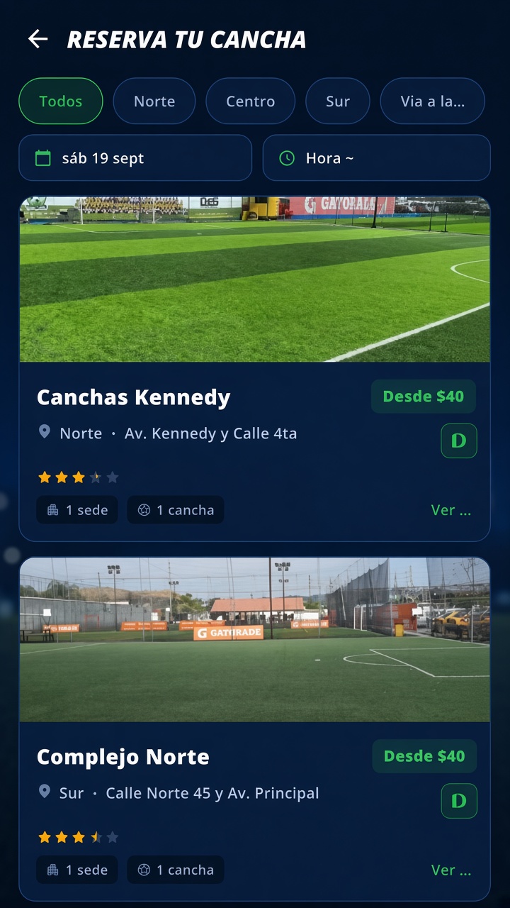 Reserva en la app GRADA